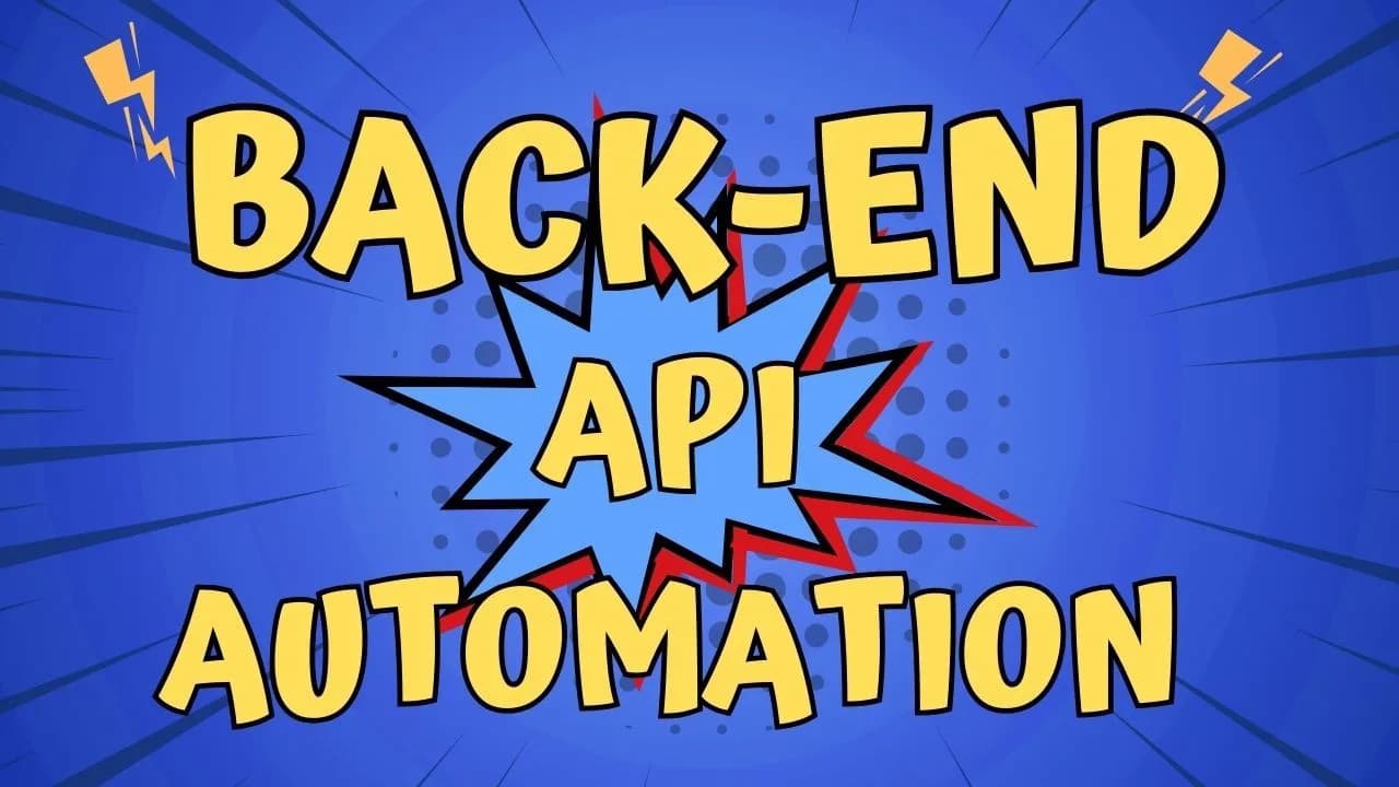 Back-end Automation Demo video thumbnail